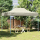 Vidaxl PartyTent pliable de 3x4 m crème en acier