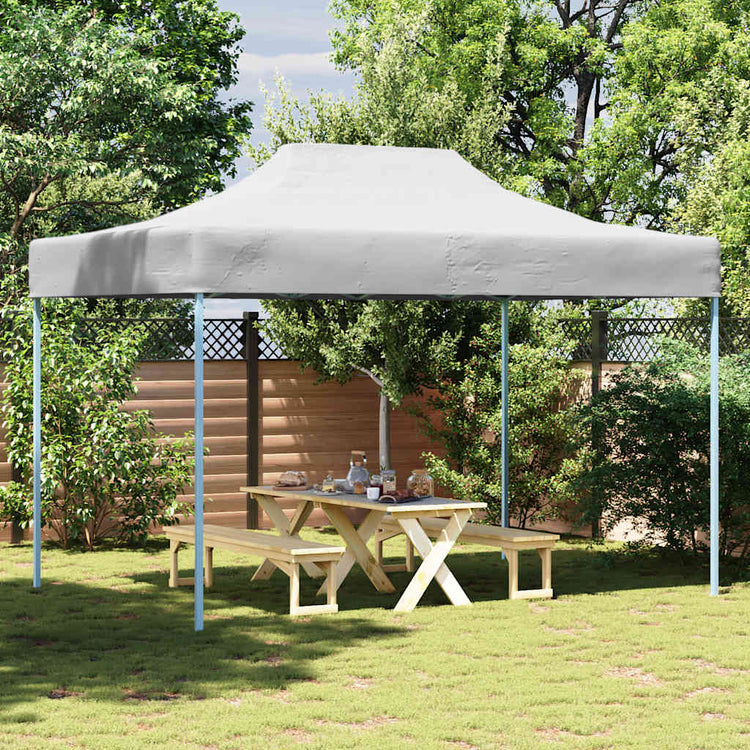Vidaxl PartyTent pliable 3x4 m en acier blanc