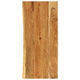 Vidaxl Washingin Sheet 140x52x2,5 cm en bois d'acacia solide
