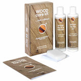 Ensemble de soins en bois Vidaxl Kit de soins 2x250 ml - afbeelding 1