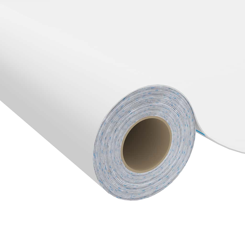 Vidaxl Meuble Huile auto-adhésive 500x90 cm PVC blanc