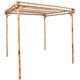 Vidaxl pergola 170x170x220 cm bambou