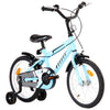 Vidaxl Bike pour enfants 16 pouces noirs et bleus