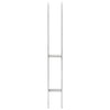 Vidaxl Ground ancrages 6 pcs 7x6x60 cm en acier galvanisé en acier couleur