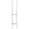 Vidaxl Ground ancrages 6 pcs 9x6x60 cm en acier galvanisé en acier couleur