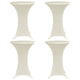 Vidaxl Table Table Couvre 4 ST Stretch Ø80 cm CRAME