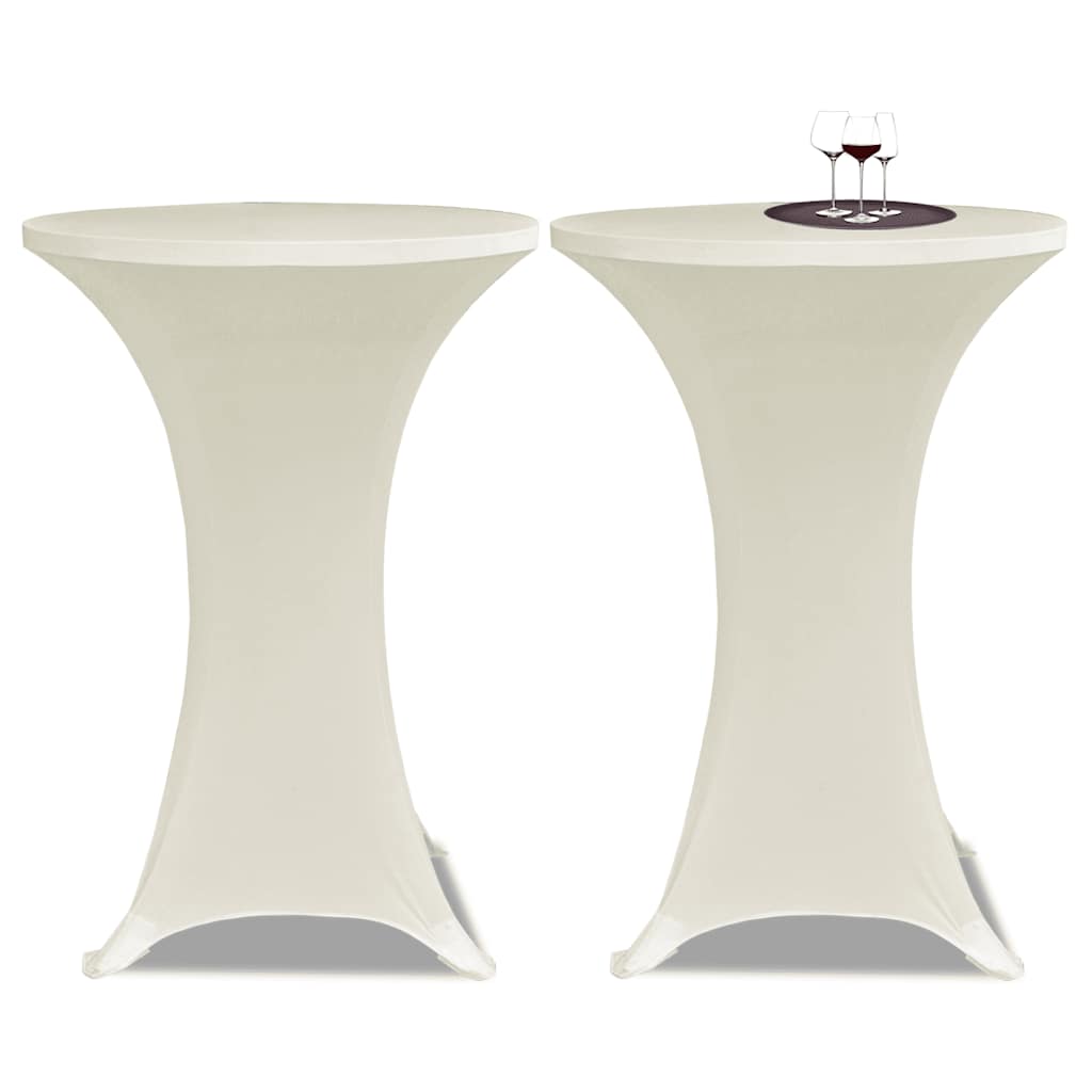 Vidaxl Table Table Couvre 4 ST Stretch Ø80 cm CRAME