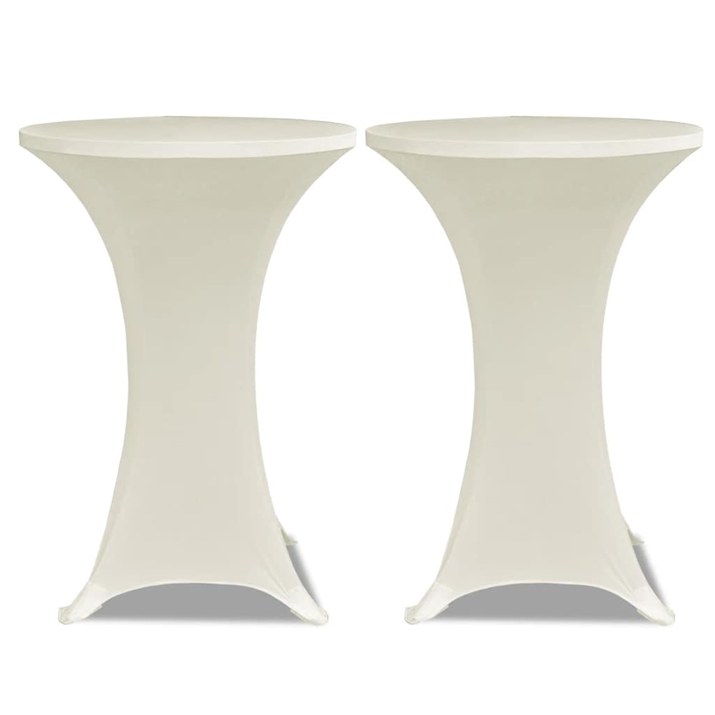 Vidaxl Table Table Couvre 4 ST Stretch Ø80 cm CRAME