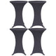 Vidaxl Table Couper Stretch 4 ST 60 cm anthracite