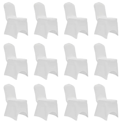 Les couvercles de siège Vidaxl s'étendent 12 st blanc