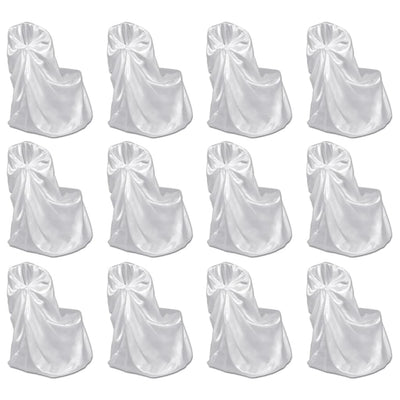 Couverture de chaise vidaxl pour le mariage 12 st blanc