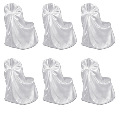 Couverture de chaise vidaxl pour le mariage 12 st blanc
