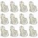 Couverture de chaise Vidaxl pour le mariage 12 St Crème