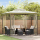 Arbor Vidaxl avec filets 300x300x265 cm -colored