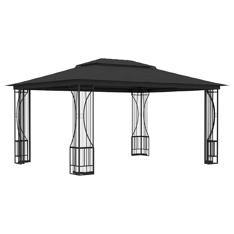 Vidaxl Arbor avec NETS 300x400x265 cm anthracite -colored