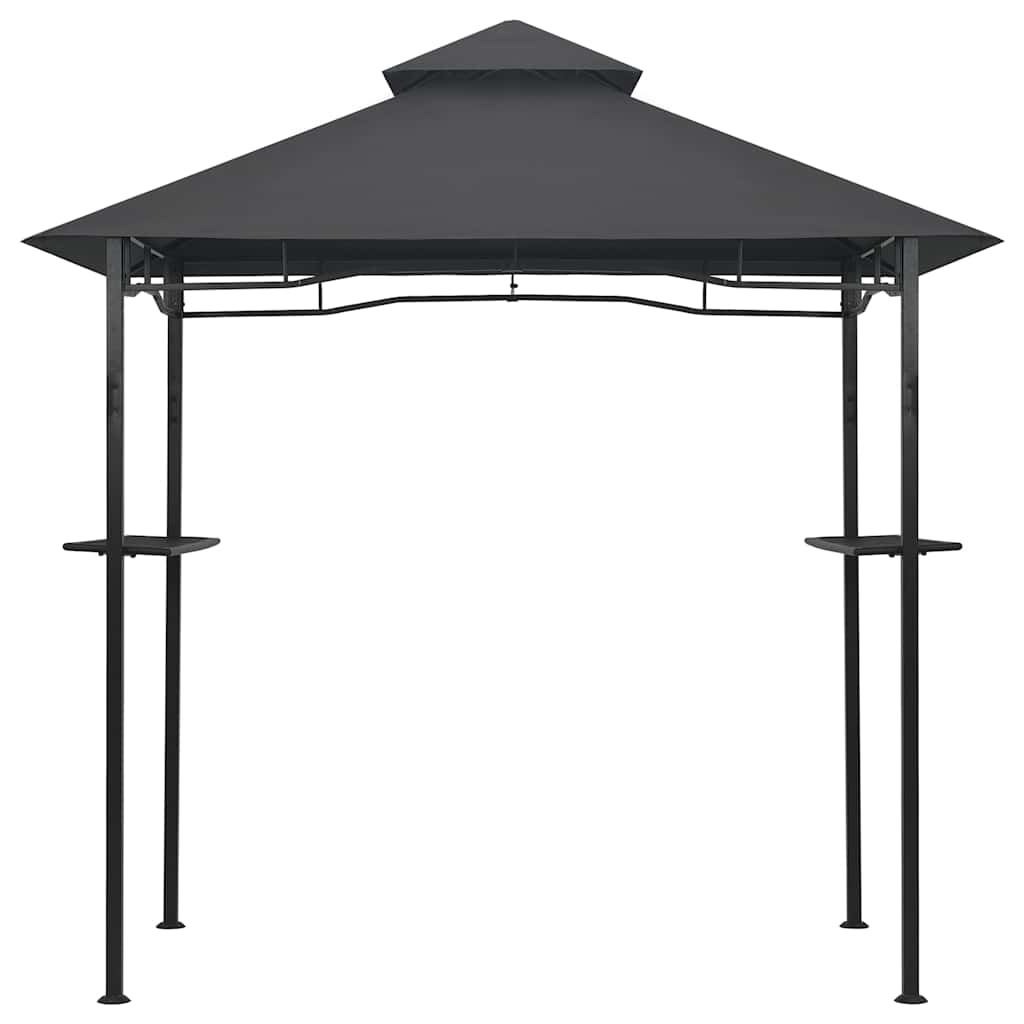 Vidaxl Barbecue Pavilion 240x150x255 cm Anthracite en acier