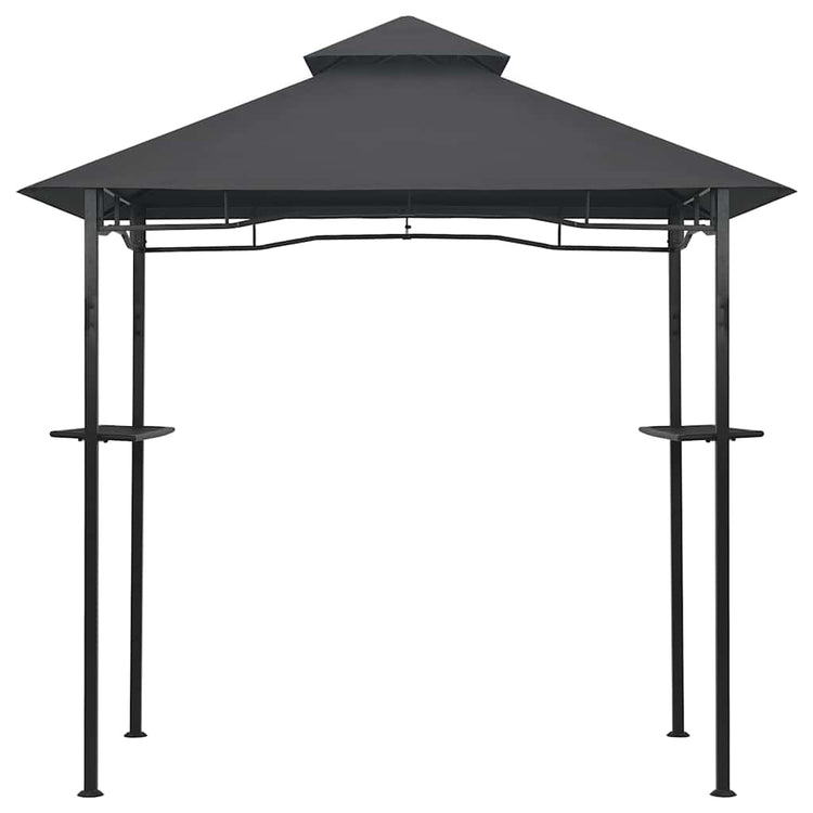 Vidaxl Barbecue Pavilion 240x150x255 cm Anthracite en acier