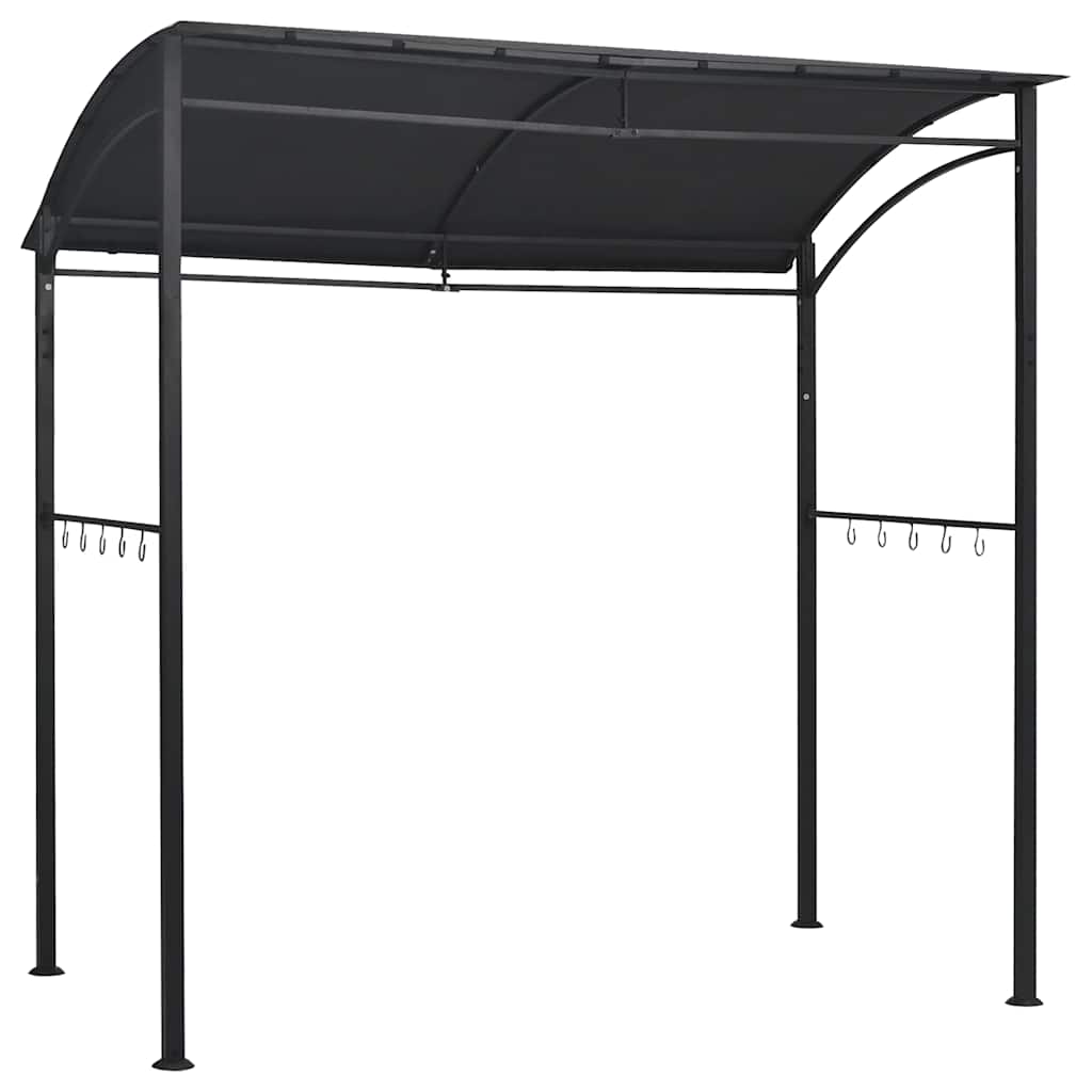 Vidaxl Barbecue Pavilion 215x150x220 cm Anthracite en acier