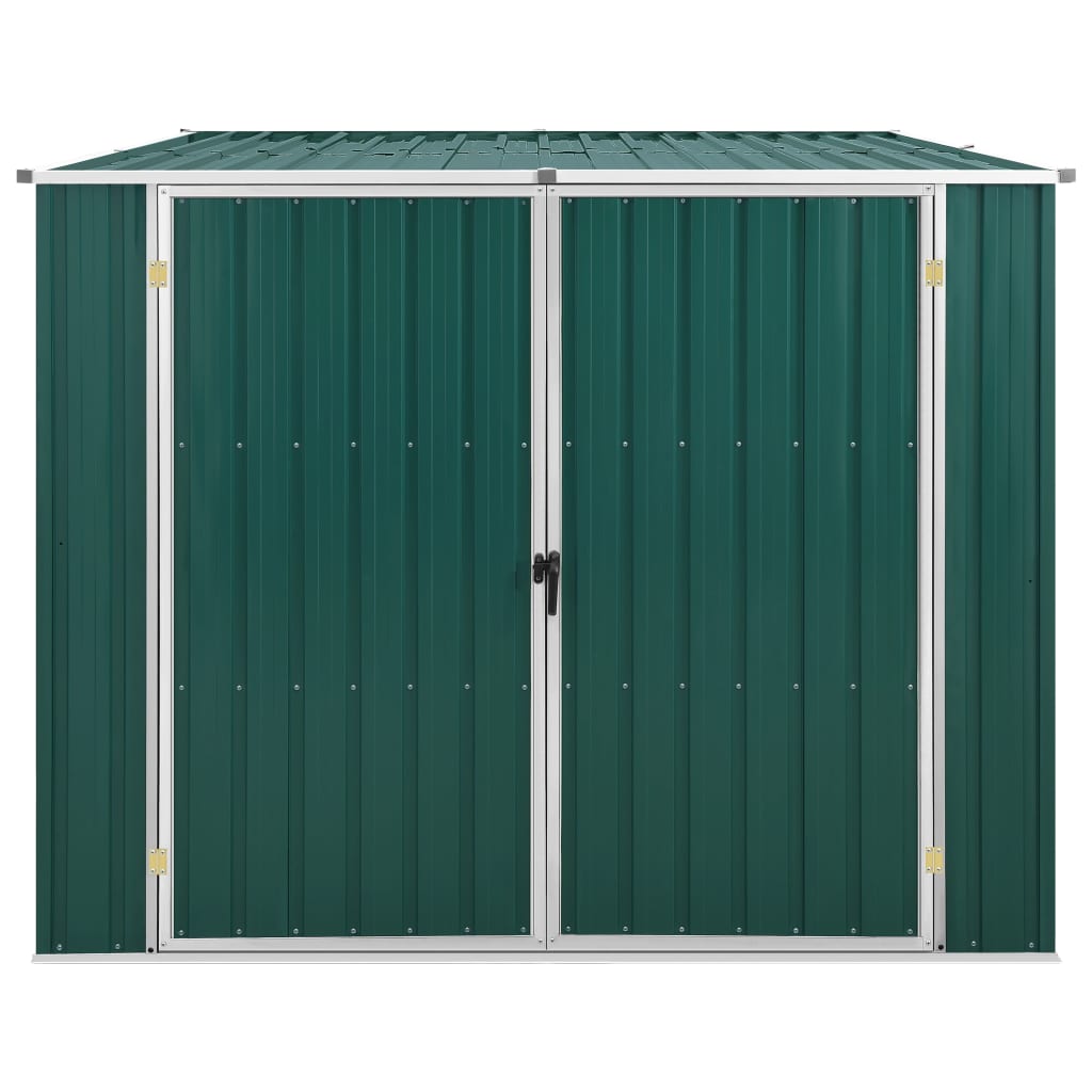 Vidaxl jardin hangar 195x198x159 cm galvanisé en acier vert