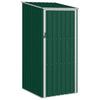 Vidaxl jardin hangar 87x98x159 cm en acier galvanisé vert