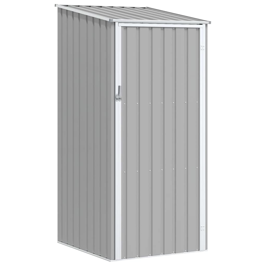 Vidaxl jardin hangar 87x98x159 cm gris en acier galvanisé