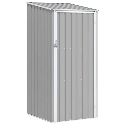 Vidaxl jardin hangar 87x98x159 cm gris en acier galvanisé