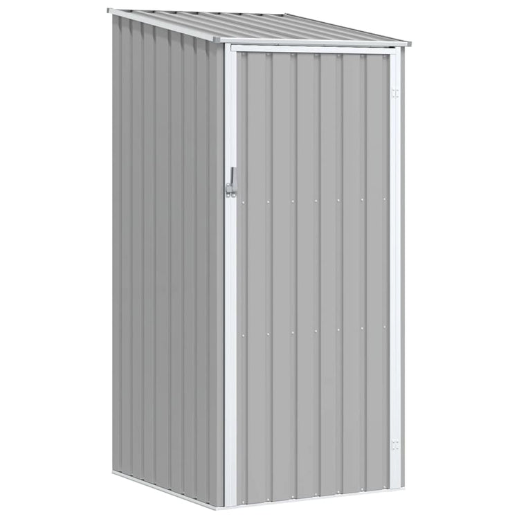 Vidaxl jardin hangar 87x98x159 cm gris en acier galvanisé