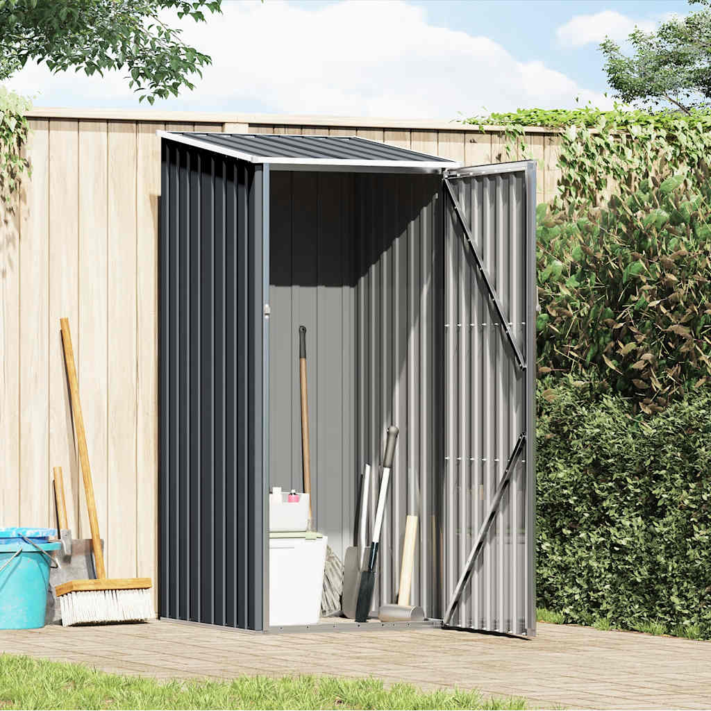 Vidaxl hangar de jardin 87x98x159 cm anthracite en acier galvanisé