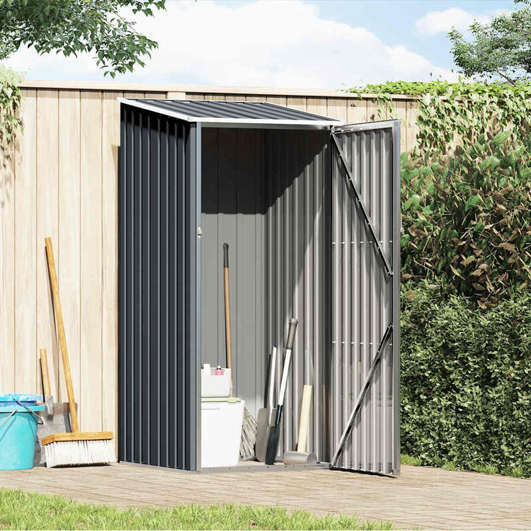 Vidaxl hangar de jardin 87x98x159 cm anthracite en acier galvanisé