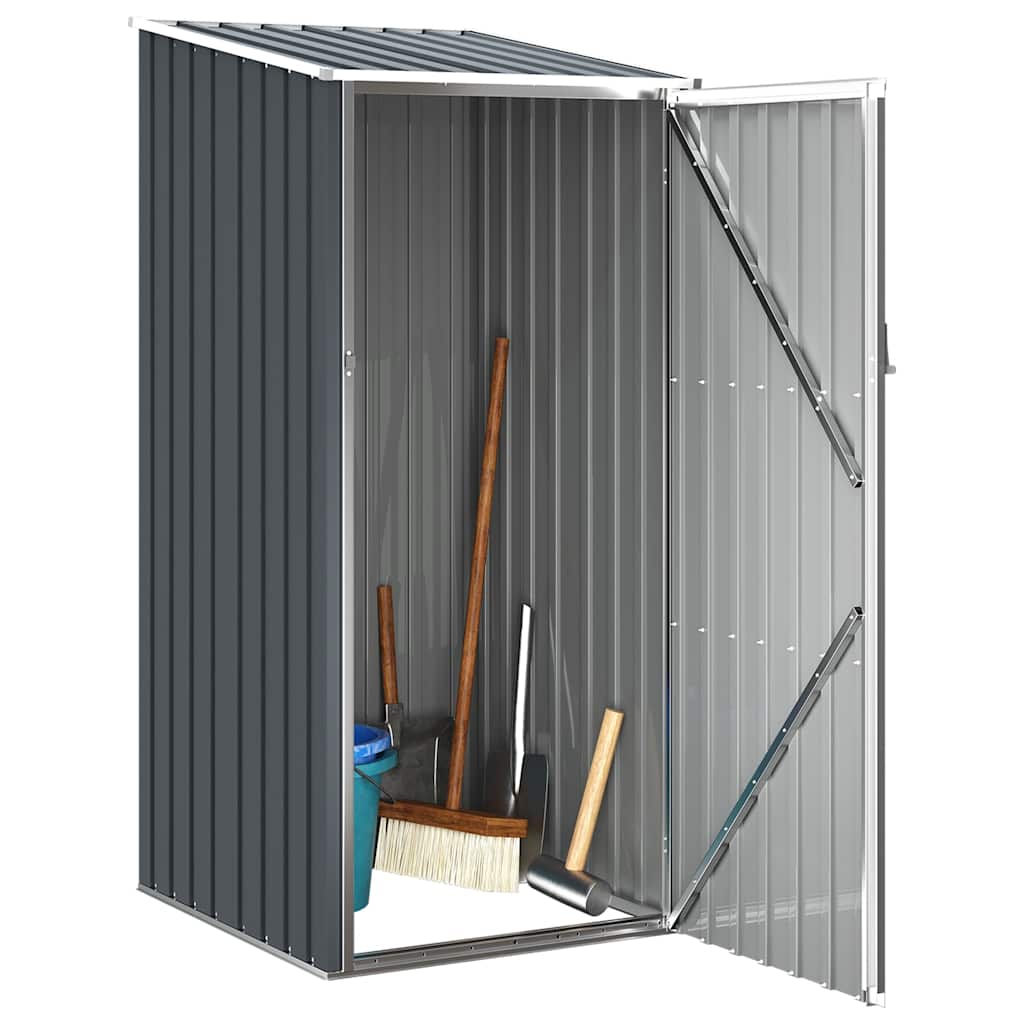 Vidaxl hangar de jardin 87x98x159 cm anthracite en acier galvanisé