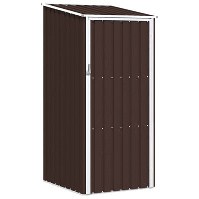 Vidaxl jardin hangar 87x98x159 cm Brun en acier galvanisé