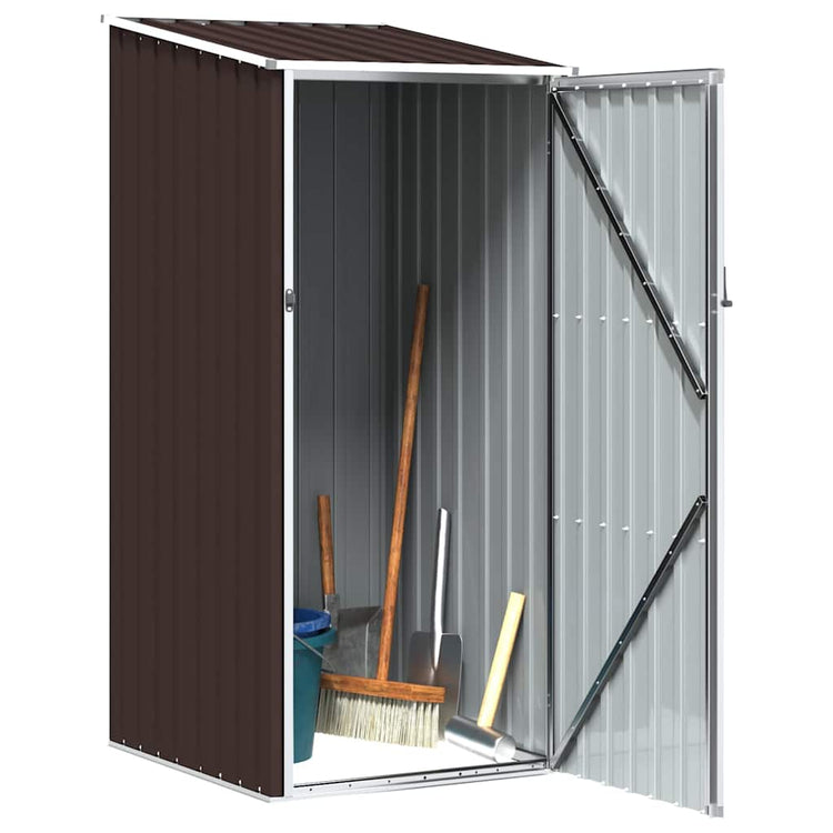 Vidaxl jardin hangar 87x98x159 cm Brun en acier galvanisé