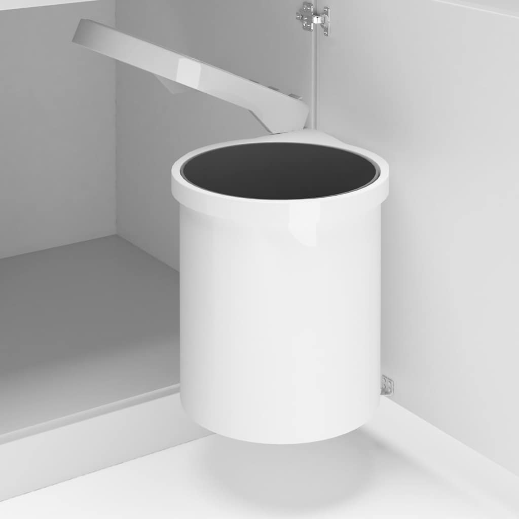 Vidaxl keukenvuilnisbak construit -in 12 l plastique