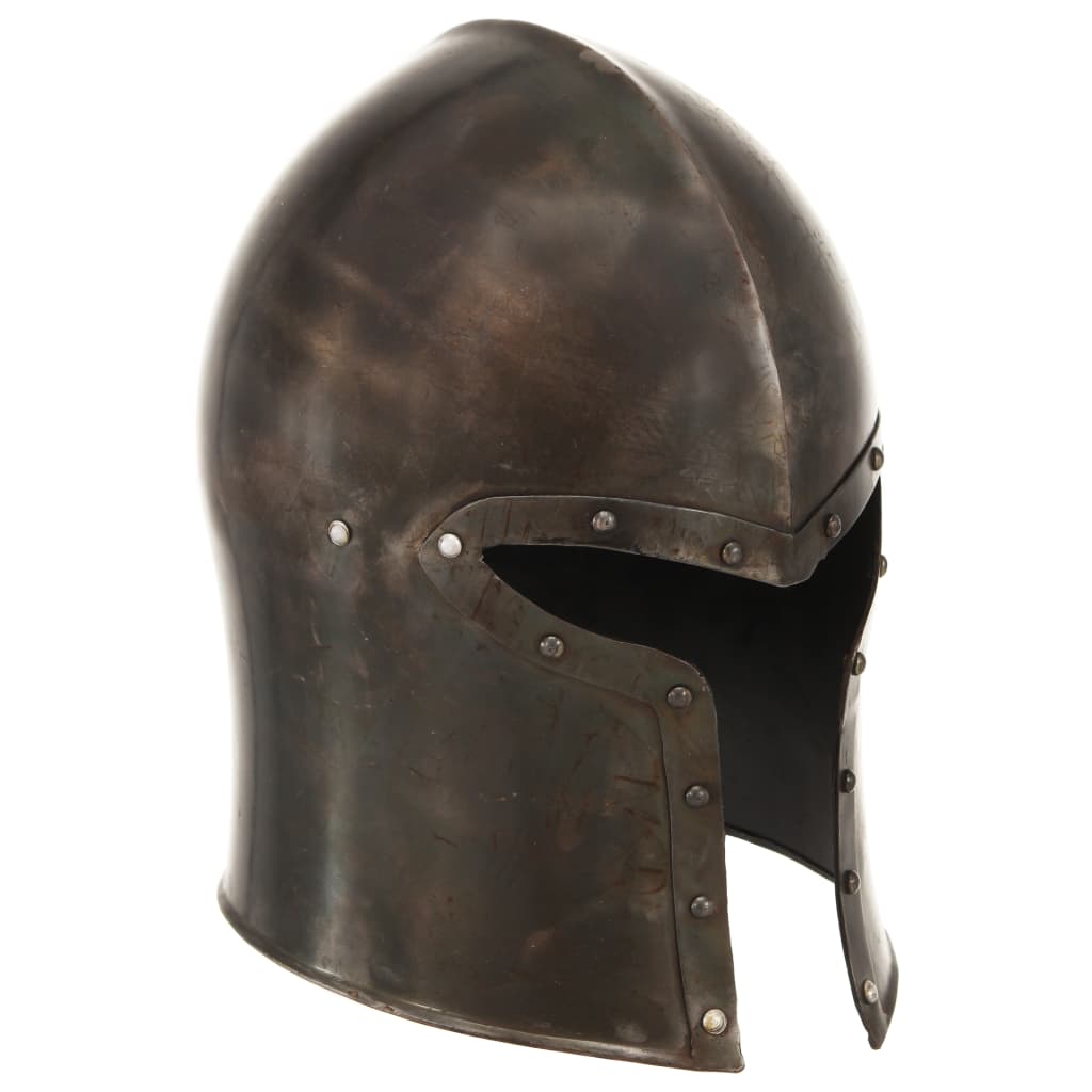 Vidaxl Ridderhelm Réplique médiévale en acier en acier coloré