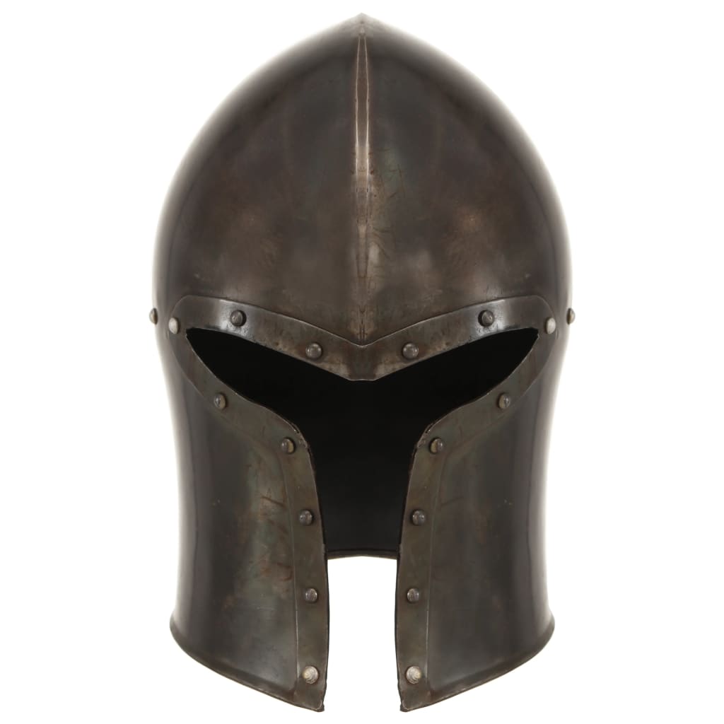 Vidaxl Ridderhelm Réplique médiévale en acier en acier coloré