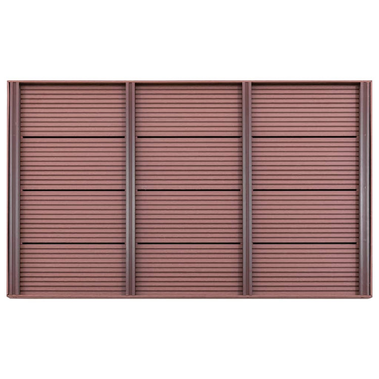 Élément de plancher Vidaxl pour Solardouche 101x63x5.5 cm HKC Brown