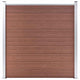 Vidaxl Fence 180x186 cm HKC Brown