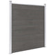 Vidaxl Fence 180x186 cm HKC Gray