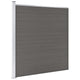 VidaXL clôture 175x186 cm hkc gris