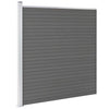 VidaXL clôture 175x186 cm hkc gris