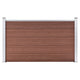 Vidaxl Fence 180x105 cm HKC Brown