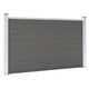 VidaXL Clôture 180x105 cm HKC gris