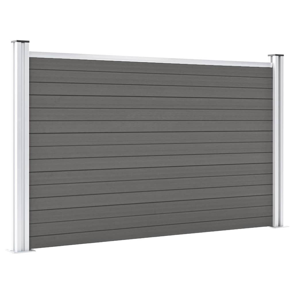 VidaXL Clôture 180x105 cm HKC gris