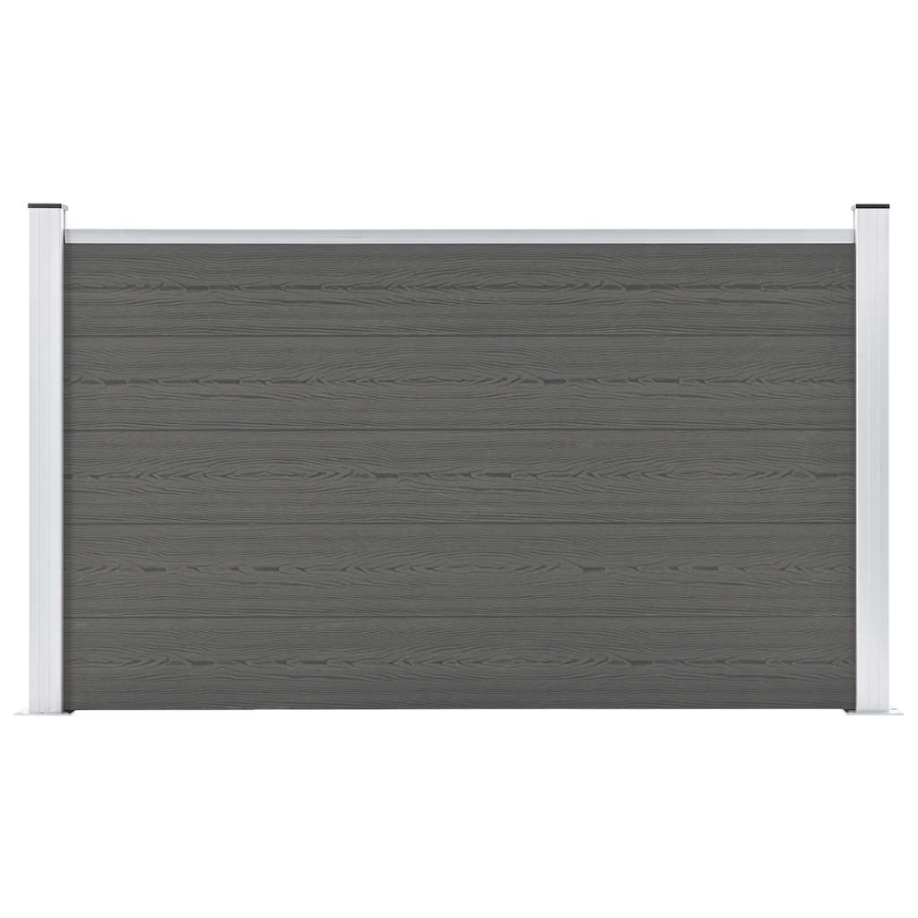 VidaXL Clôture 180x105 cm HKC gris
