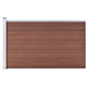 Vidaxl clôture 175x105 cm hkc marron