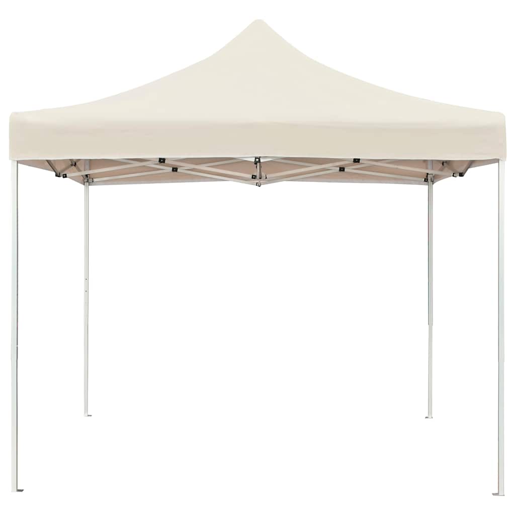 Vidaxl PartyTent pliable professionnellement 2x2 m crème en aluminium