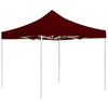 Vidaxl PartyTent pliable professionnellement 2x2 m en aluminium Bordeaux Red