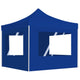 Vidaxl PartyTent pliable avec des murs en aluminium 2x2 m bleu