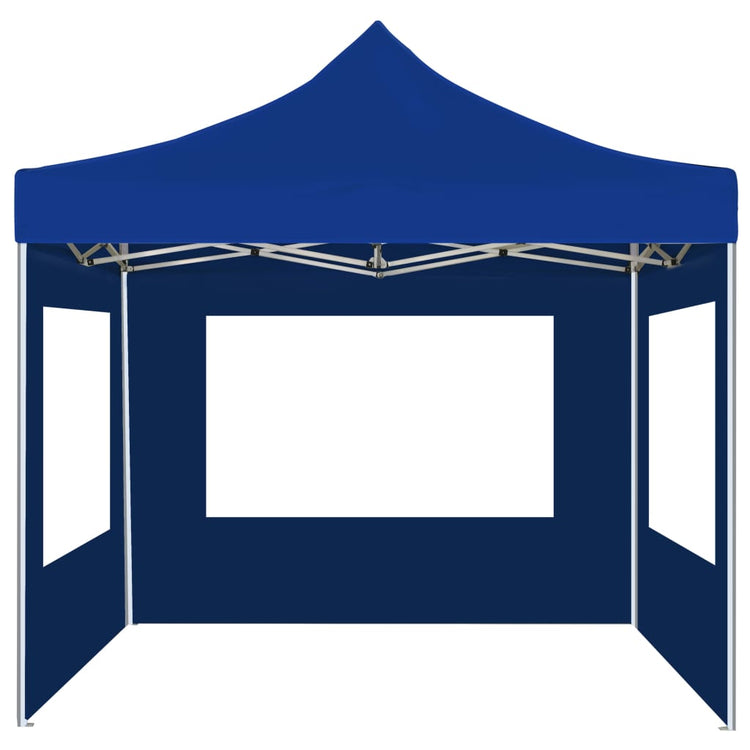 Vidaxl PartyTent pliable avec des murs en aluminium 2x2 m bleu