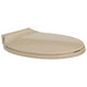 Vidaxl Sage de toilette Soft-Close Oval Beige